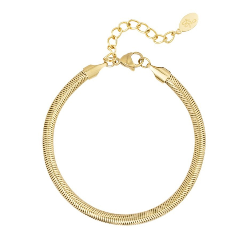 Snake Armbnd - Guldbelagt