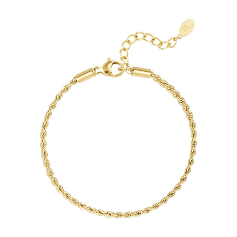 Zenia Armbnd - Guldbelagt