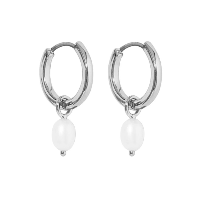 Perle Hoops - Slv